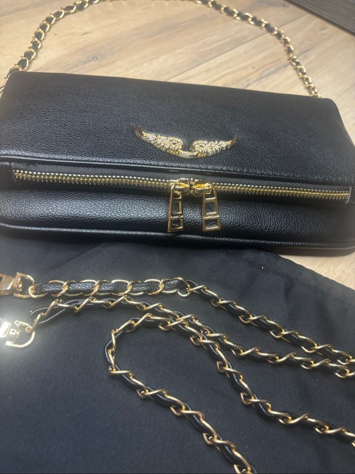 Sac zadig & voltaire doré - photo numéro 8