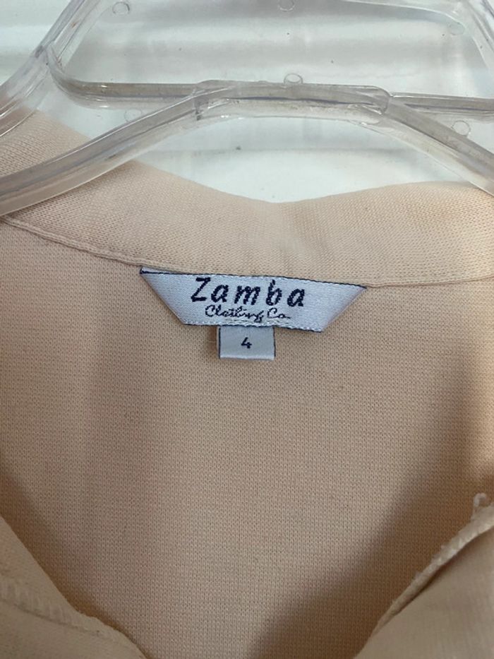 T-shirt beige - Zamba - photo numéro 3