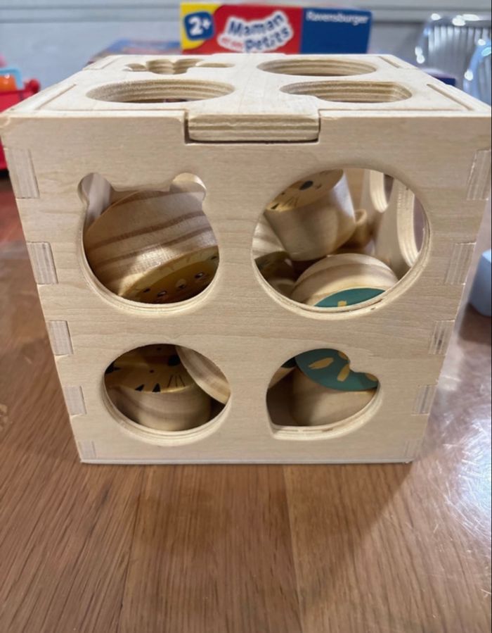 Cube d’activité en bois - photo numéro 2