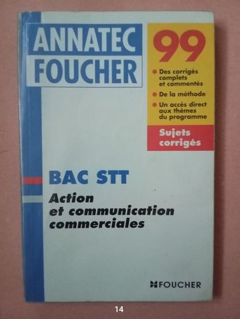 Bac stt , action et communication commerciales