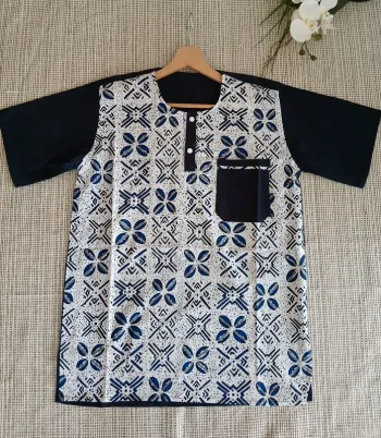Chemise à motifs Manches courte pour homme Neuve Taille M🌿💝