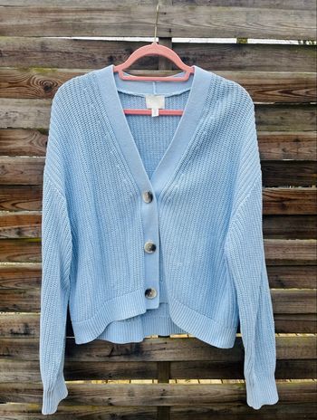 Cardigan bleu ciel - Taille M