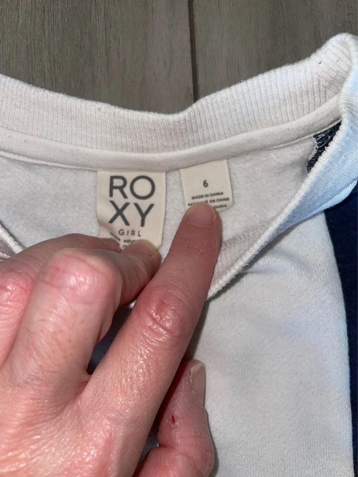 Sweat Roxy Taille 6 Ans - photo numéro 2
