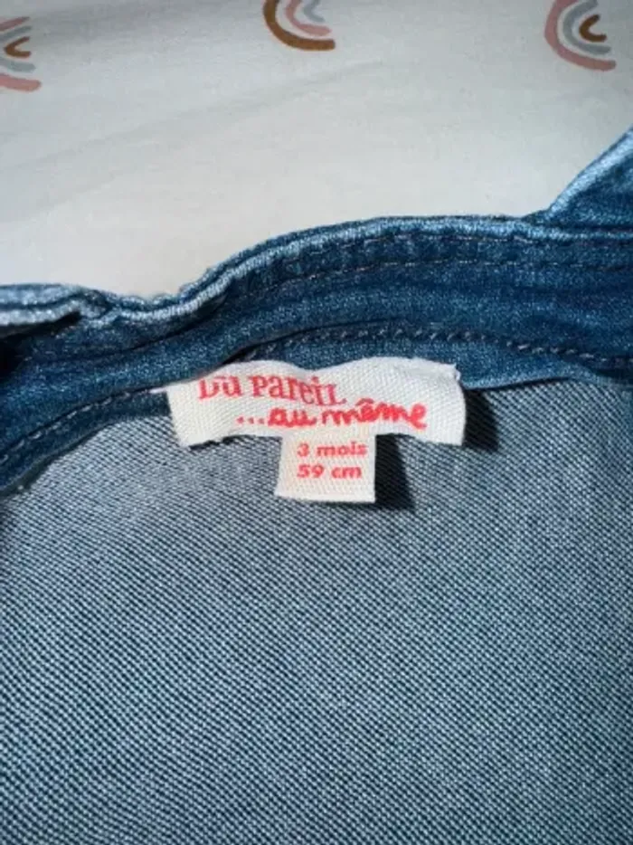 Salopette en jeans - photo numéro 4