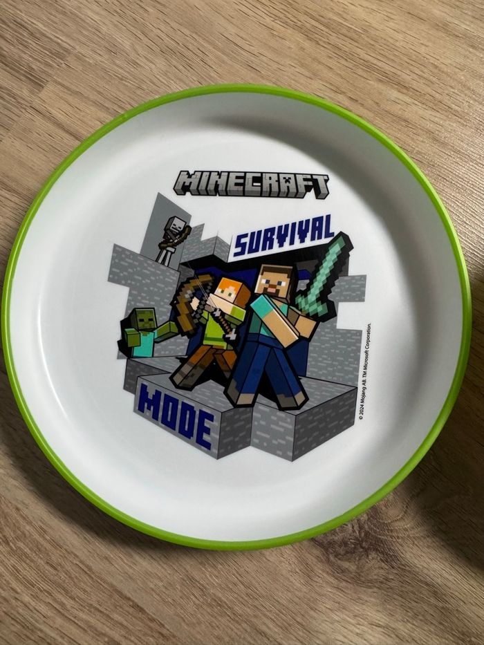 Set d’assiettes Minecraft - photo numéro 4