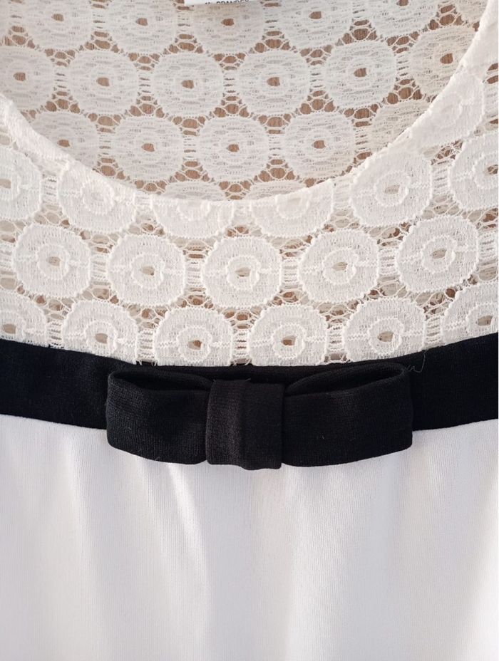 Teeshirt dentelle femme jus d’orange - photo numéro 3