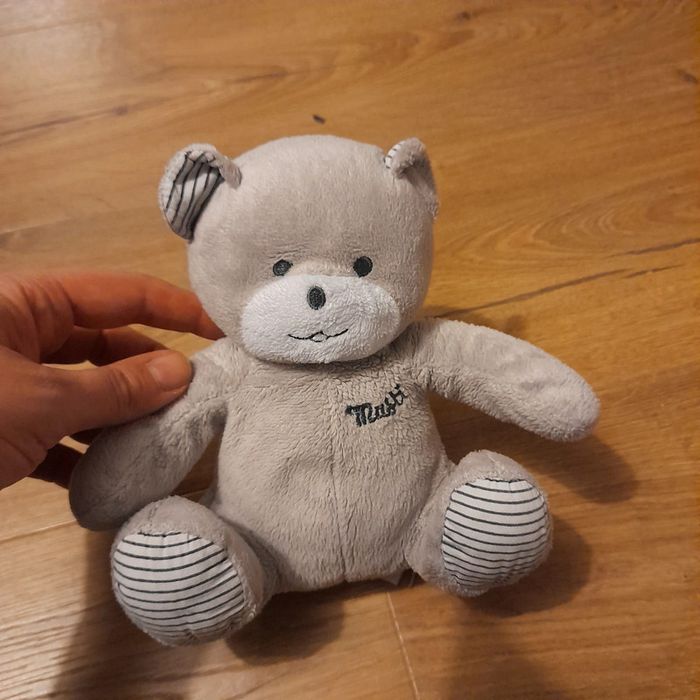 Petite peluche ours gris musty