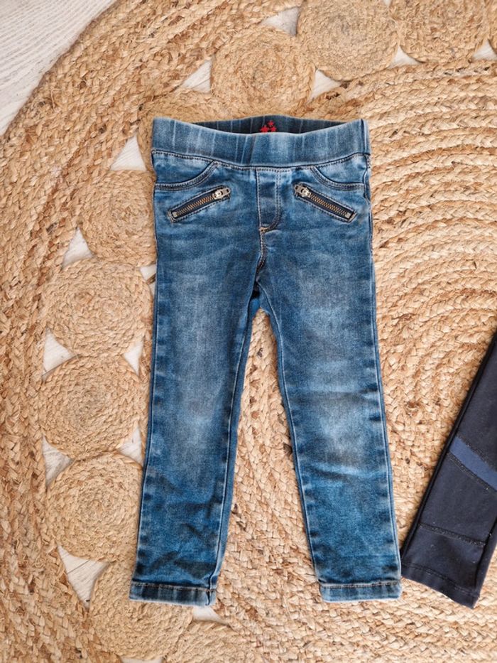 Lot de 2 pantalons legging Tape à l'œil 🐇2 ans🐇 - photo numéro 2