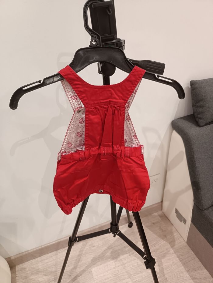 Robe 12 mois sergent major rouge bordeaux - photo numéro 3