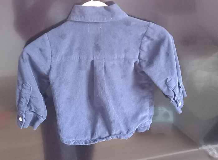 Chemise velours 6 mois - photo numéro 3
