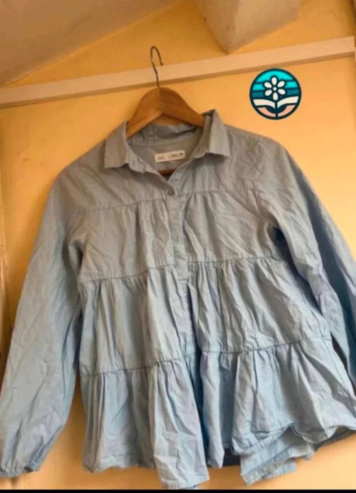 Blouse Zara bouffante - taille 13-14 ans mais porté en S