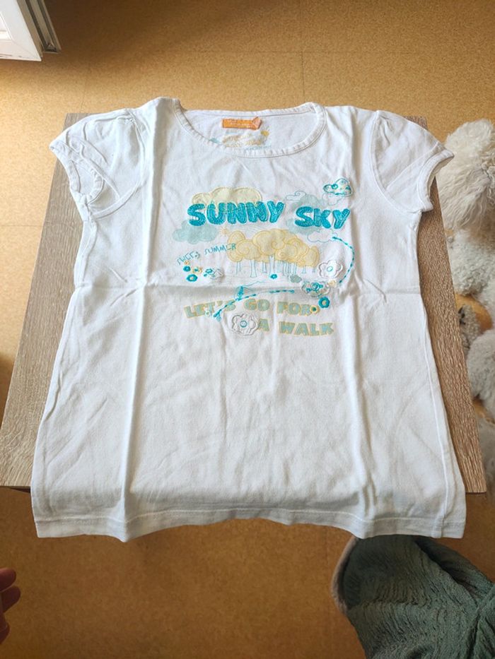 Lot de 12 pièces ( 10 tee shirt et 2 chemises)fille 8 ans divers marques d - photo numéro 11