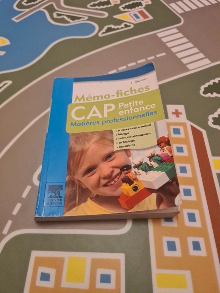 Livre memo fiches CAP petite enfance matières professionnelles