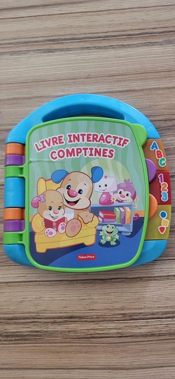 Livre comptines ficher price