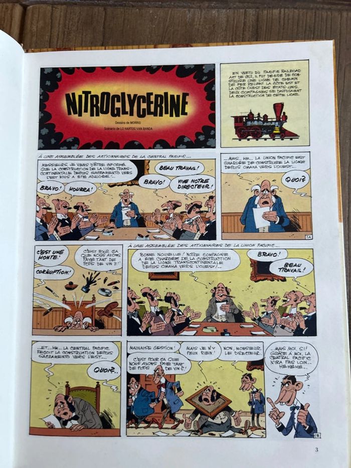 Bande dessinée bd - lucky luke - nitroglycérine 1987 - photo numéro 4