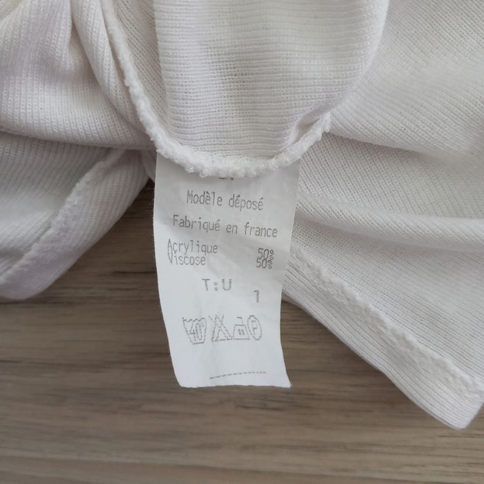 Chemisier femme blanc à manches courtes taille unique - photo numéro 6