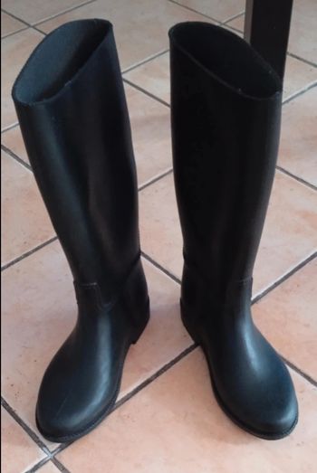 Bottes caoutchouc noir 