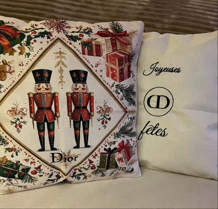 Coussins brodé de Noël