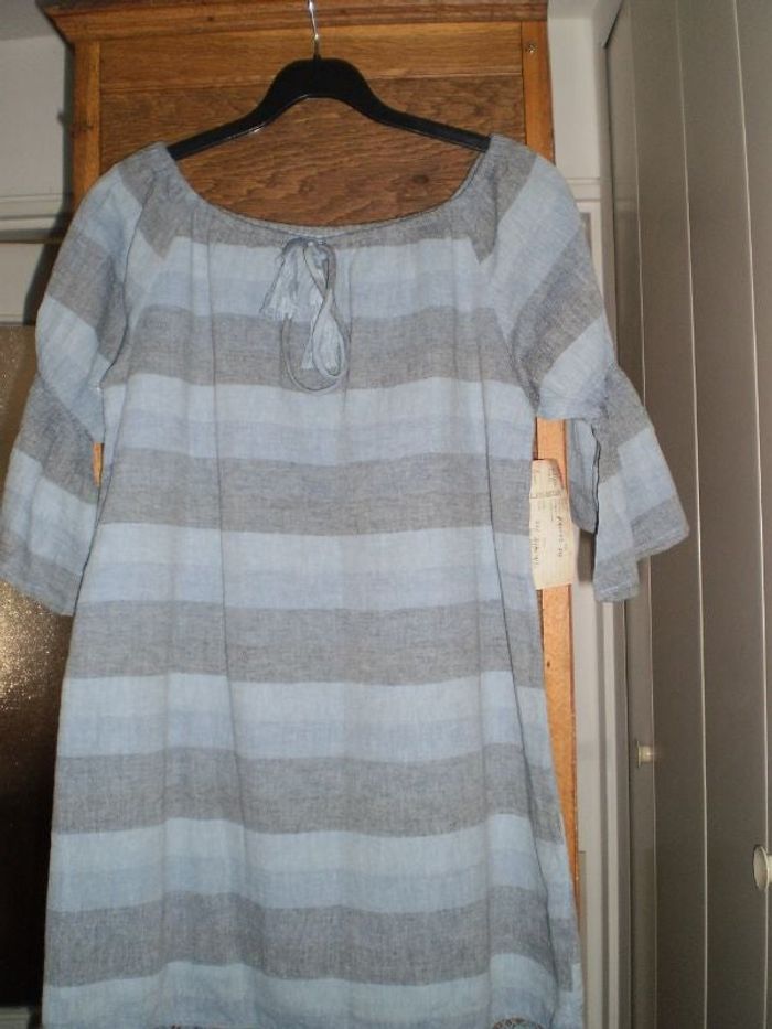 tunique bleu dégradé neuf avec etiquette t 38 impulse