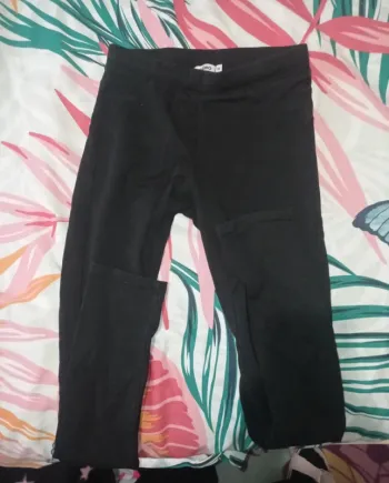 Pantalon élastique noir