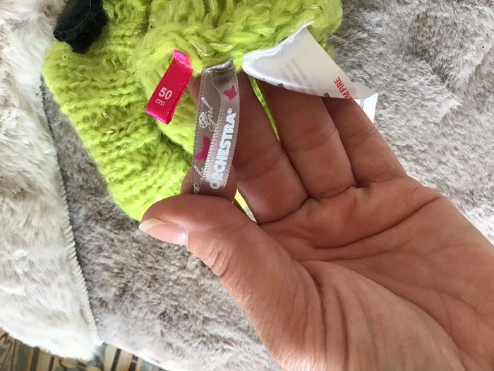 Béret marque Orchestra Anis avec sequin taille 50 (1123)soit 1-2 ans - photo numéro 4