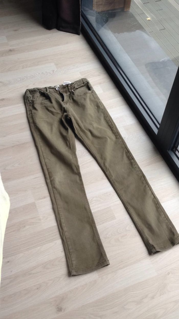 Jean skinny kaki Ikks 14 Ans - photo numéro 2