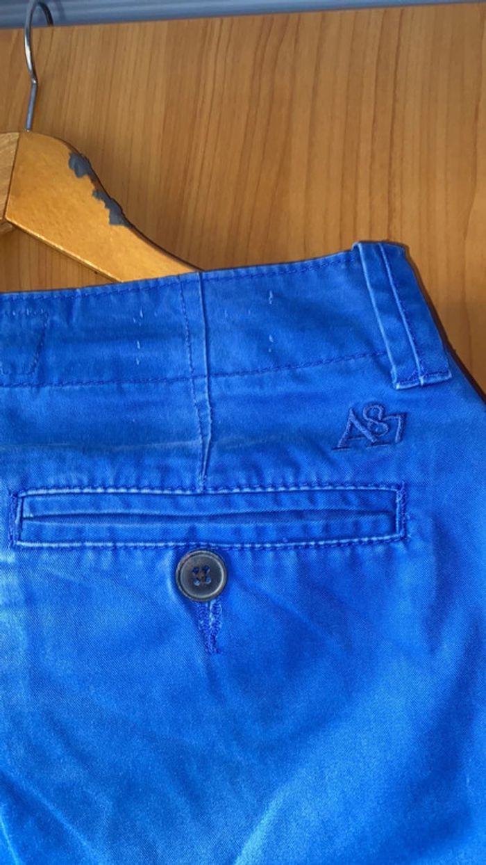 Pantalon chino bleu Aeropostale M - photo numéro 5