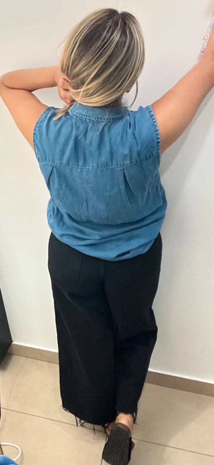 🌸Chemise sans manche en Lyocell Pull & Bear Taille M - photo numéro 6