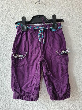 pantalon fin violet la compagnie des petits