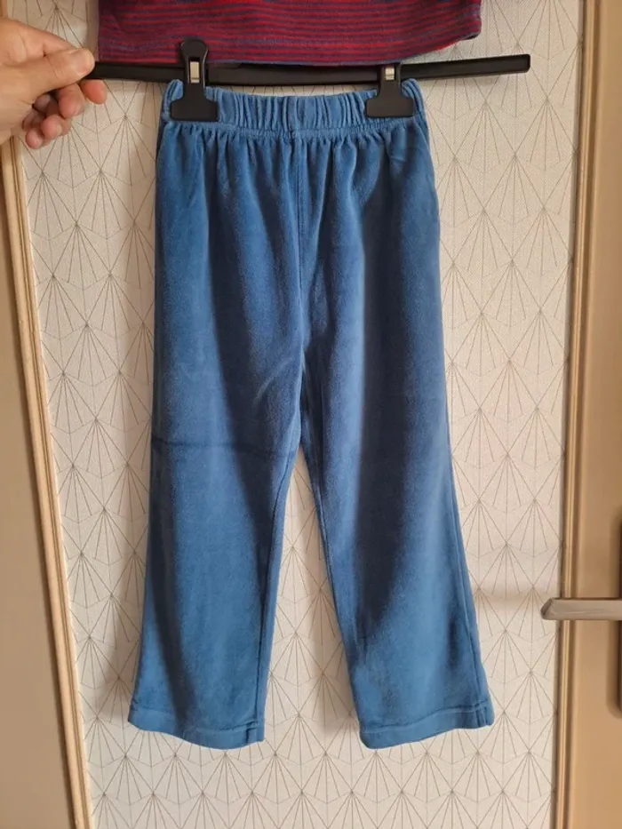 Pyjama garçon tbe velours chaud 5 ans NKY comme neuf - photo numéro 2