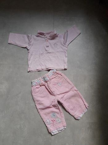 Ensemble fille rose