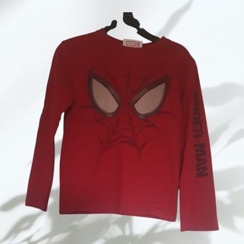 T-shirt manche longue spider man T.4ans 