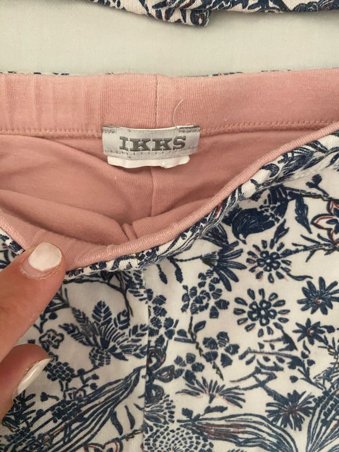 Ensemble legging réversible et pull IKKS 12 mois - photo numéro 2