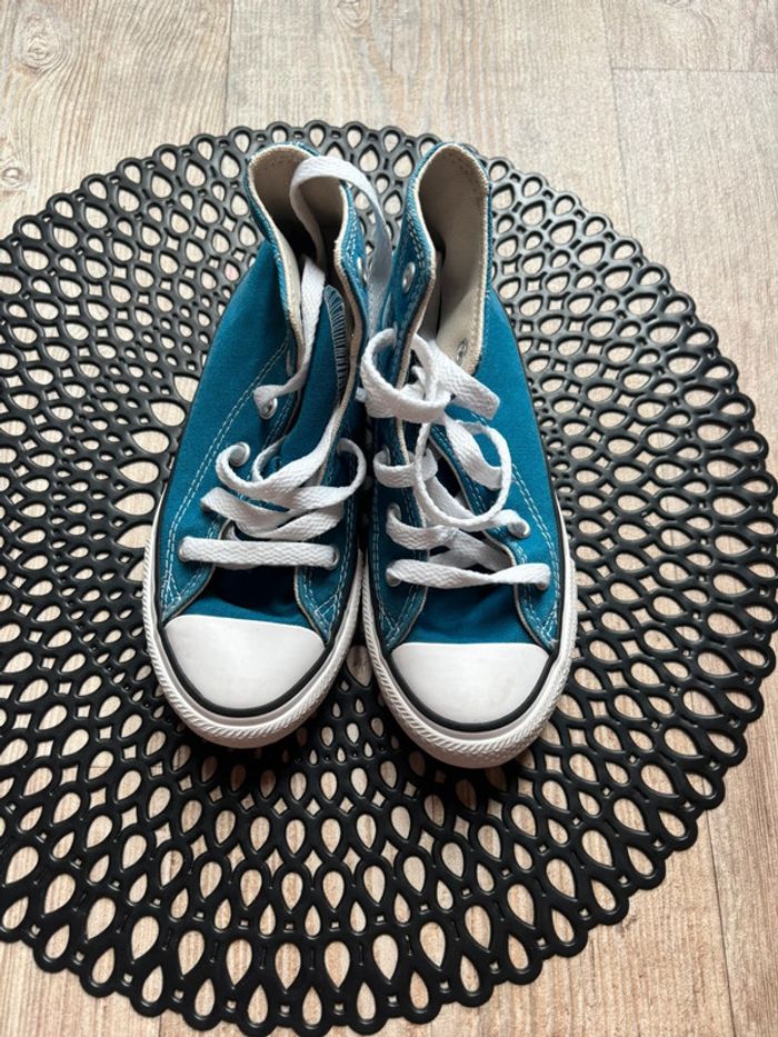 Converse montante bleu - photo numéro 2