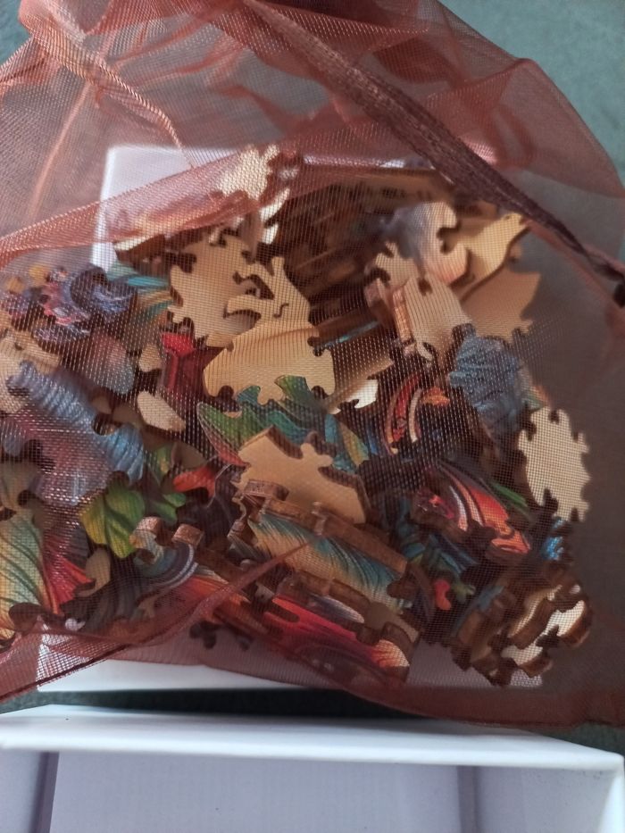 Puzzle bois forme Irrégulière chien format A4 adultes grands enfants - photo numéro 2