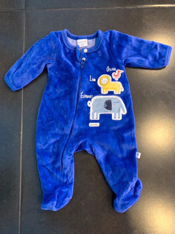 Lot pyjama garçon naissance taille 50cm - photo numéro 3