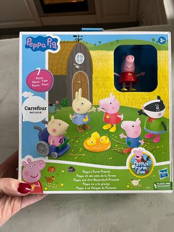 Figurine Peppa Pig à la ferme