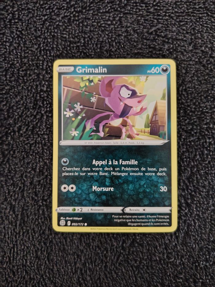 Carte Pokémon Grimalin
