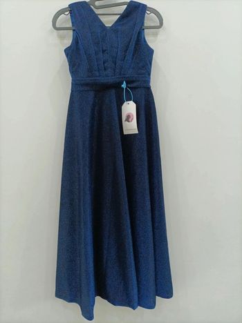 Robe de soirée, cérémonie métallisé taille 36 neuve