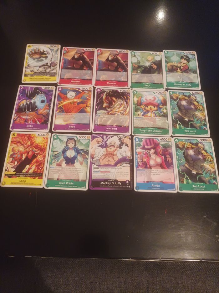 Lot de 59 cartes One Piece FR🇨🇵 OP09 les  nouveaux empereurs - photo numéro 7