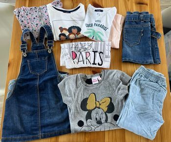 Lot vêtements 4 ans 9 pièces Sergent Major kiabi okaidi orchestra disney