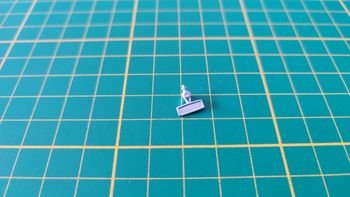 Rétroviseur intérieur pièce détachée miniature Bburago Burago Chevrolet Corvette 1957 1/24 1/24e 1/2