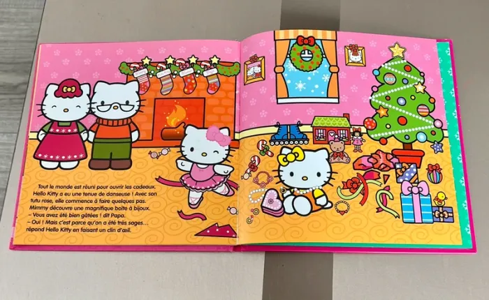 Livre hello Kitty fête noël - photo numéro 4