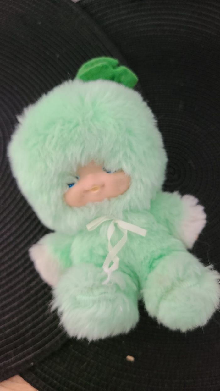 Peluche vintage Fruiti Takara Pomme verte - photo numéro 4