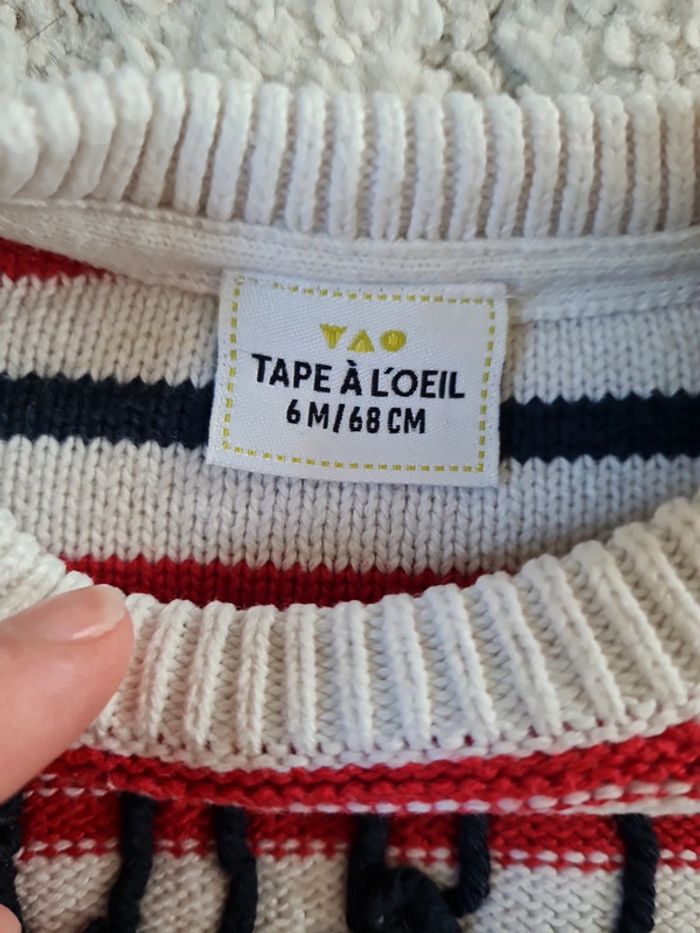 Pull fin bébé 6 mois - photo numéro 3