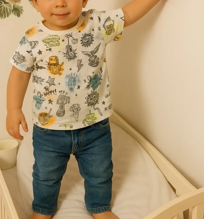 T-shirt manches courtes Catimini – 6 mois – 68 cm Neuf