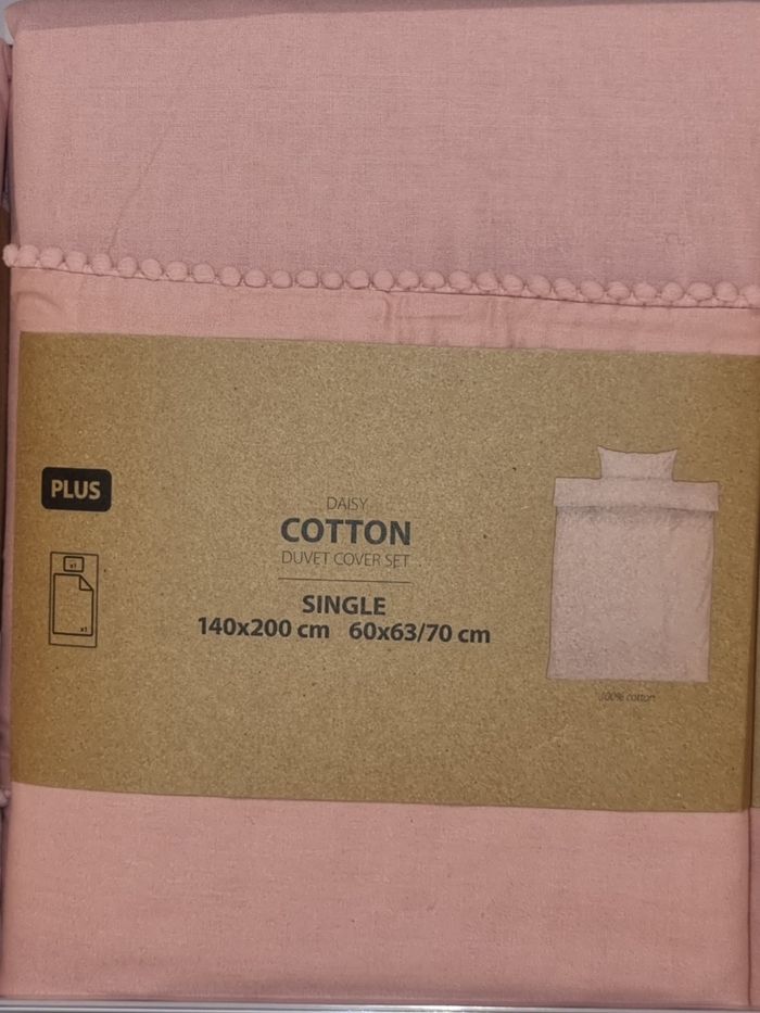Housse de couette 140x200 neuf 100% coton