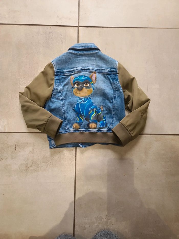 Veste en jean pat patrouille