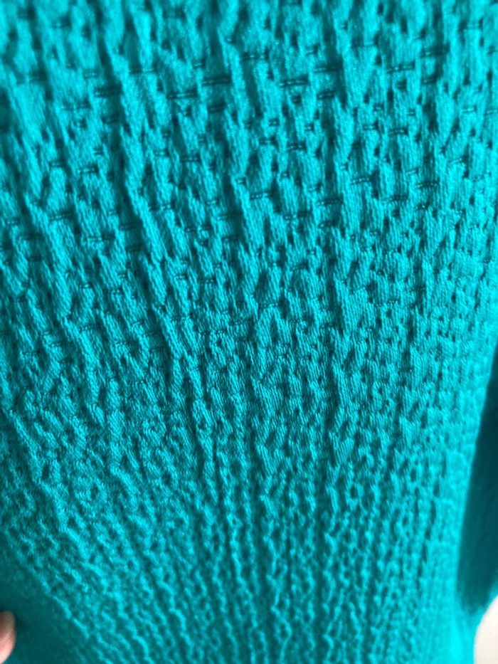 Robe bleue/verte mango - photo numéro 4