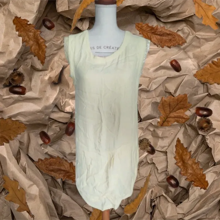 Robe jaune pâle 38